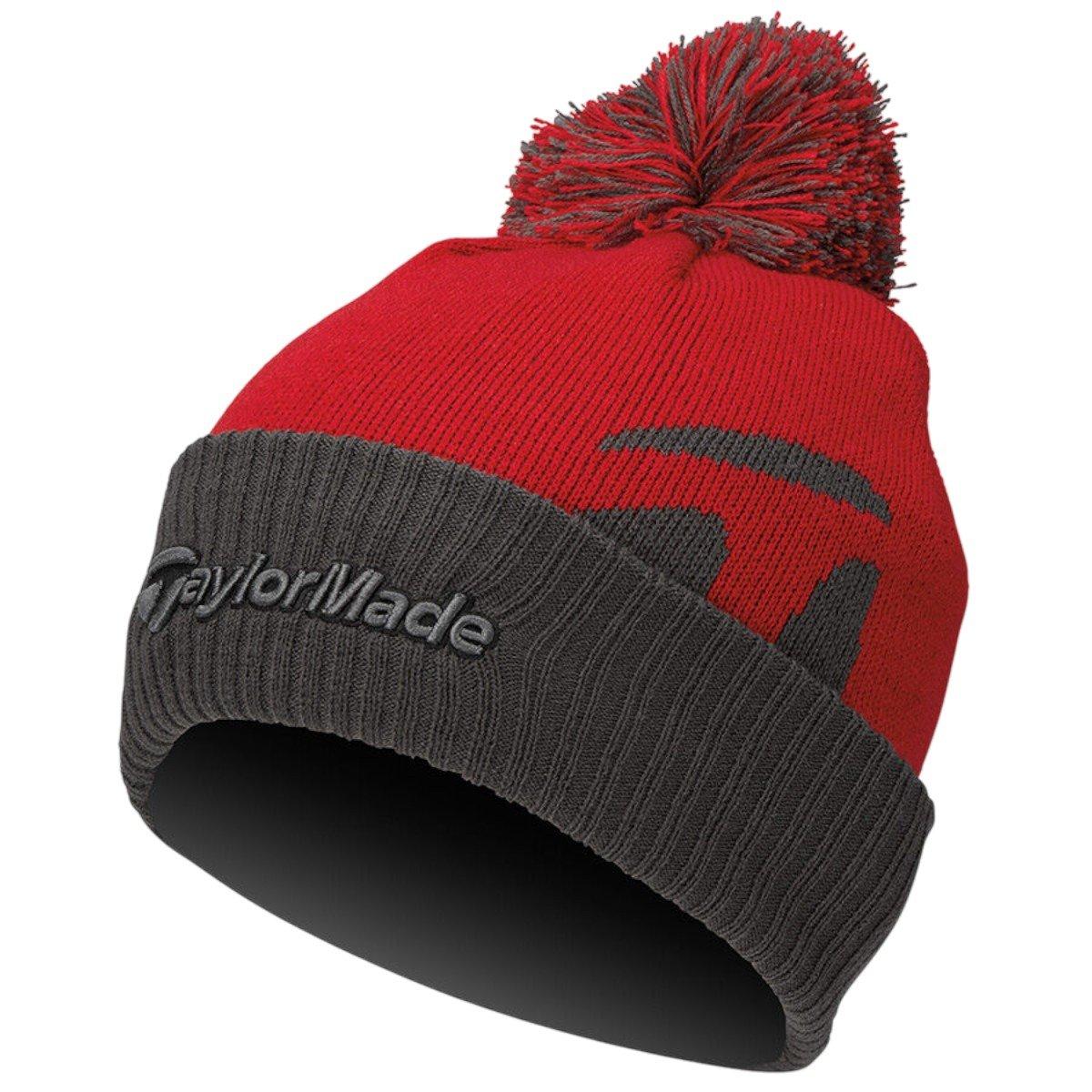 TaylorMade Men's Logo Bobble Golf Beanie