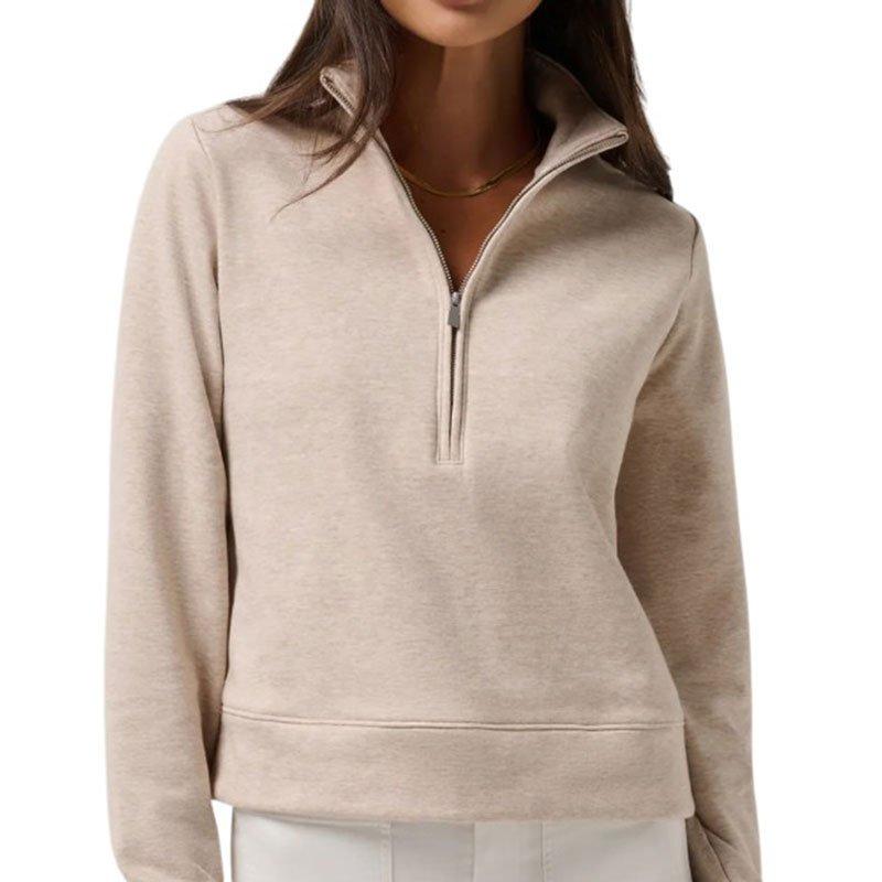 TravisMathew TravisMathew Ladies TravisMathew Cloud Fleece Half ZIP Midlayer
