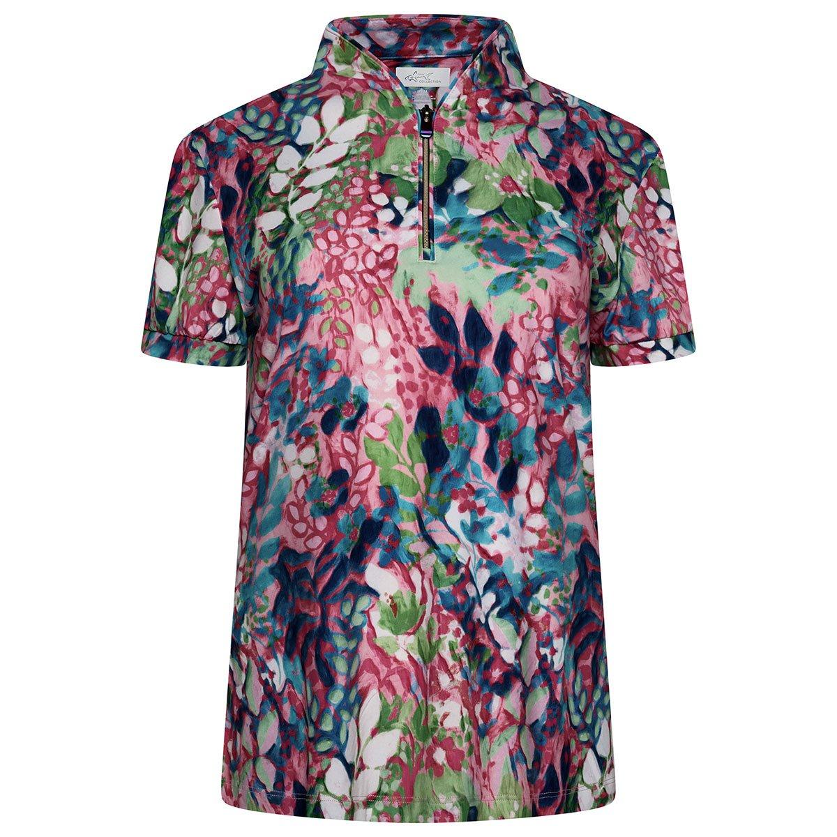 Greg Norman Ladies Greg Norman Sedona Tulip Polo Shirt