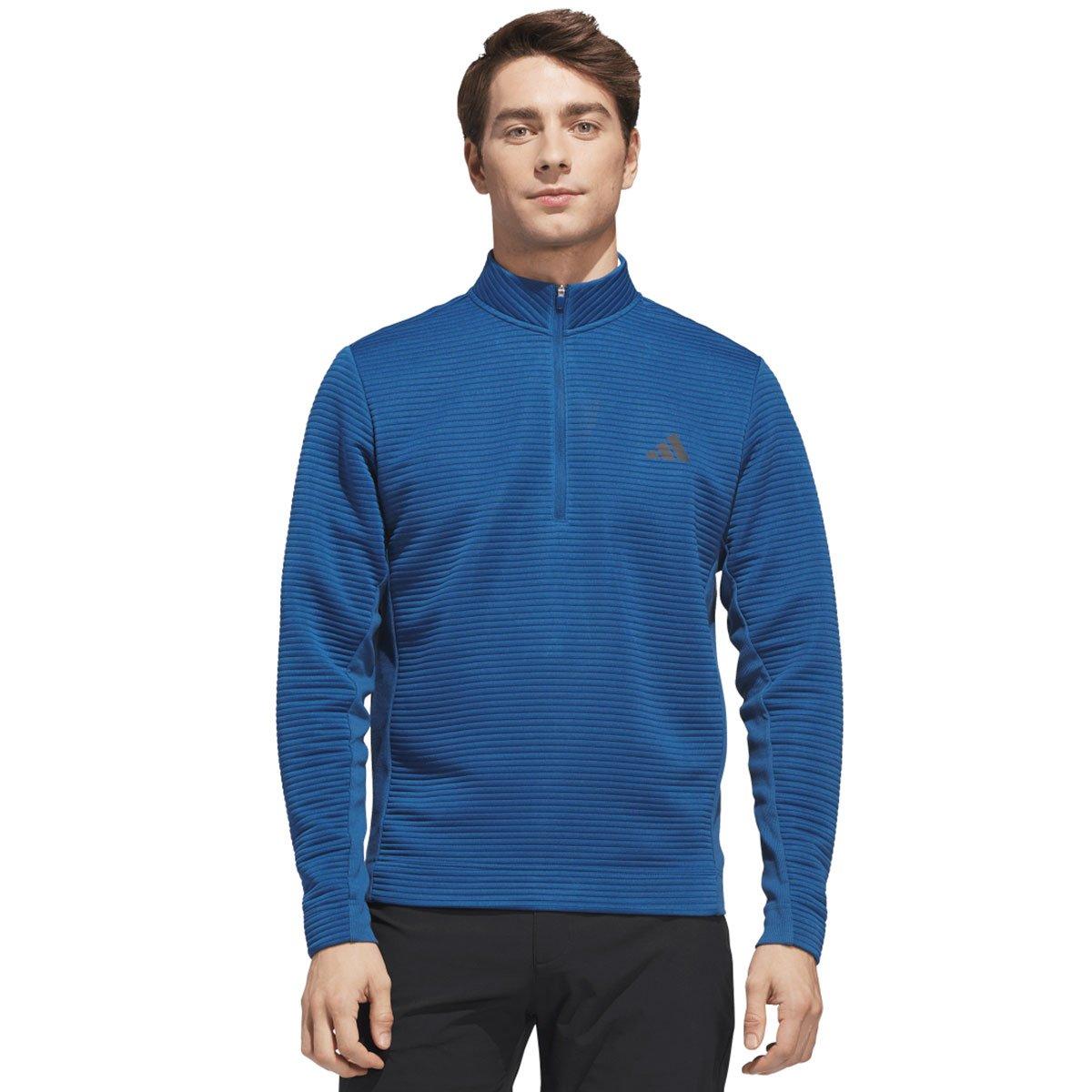 adidas Men's Ultimate365 DWR Textured Quarter Zip Golf Mid Layer