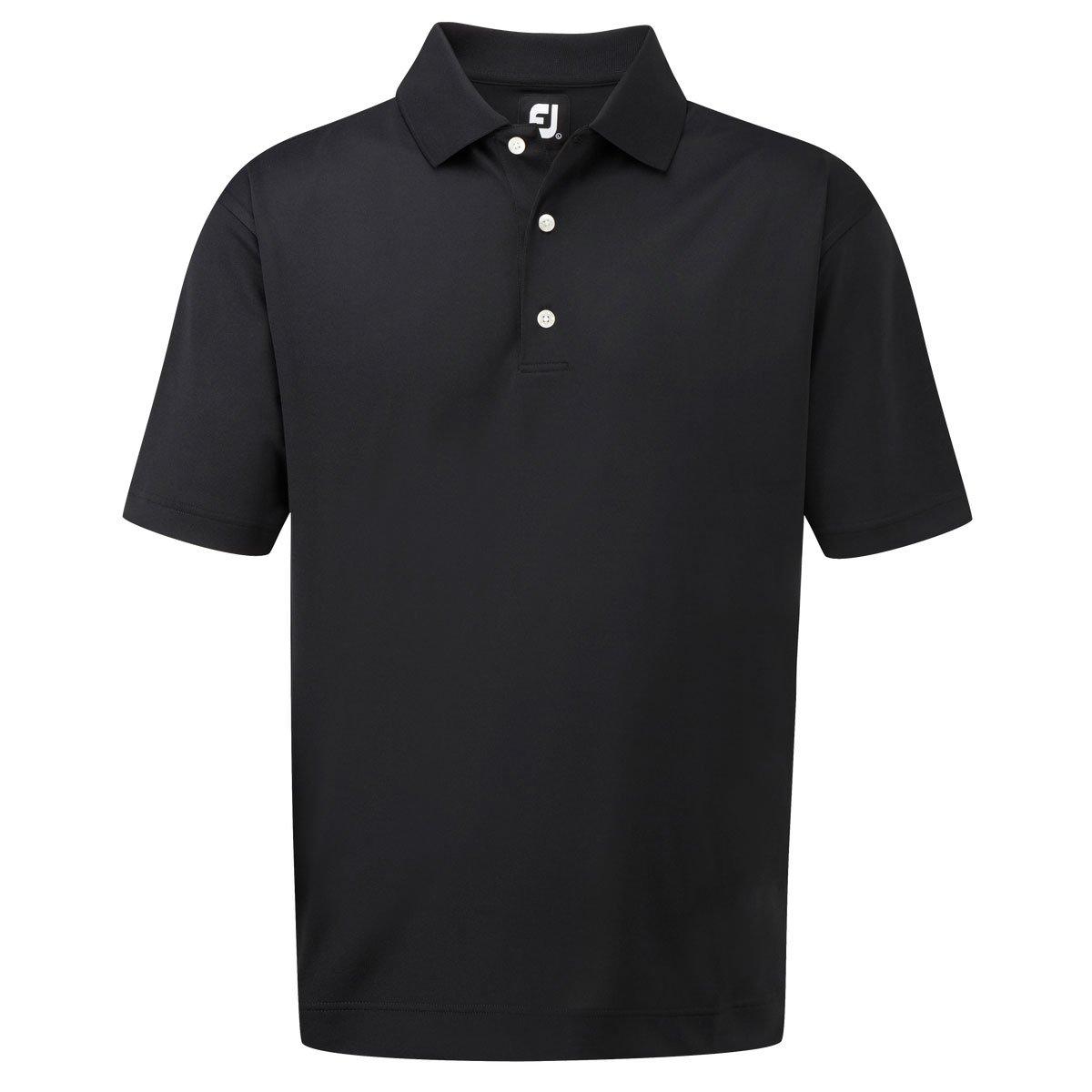 FootJoy Men's Stretch Pique Solid Knit Collar Golf Polo Shirt