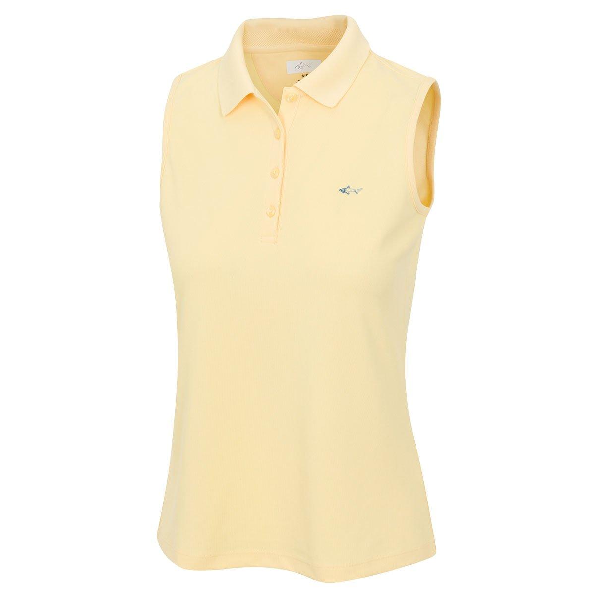 Greg Norman Ladies Classic Pique Sleeveless Polo Shirt