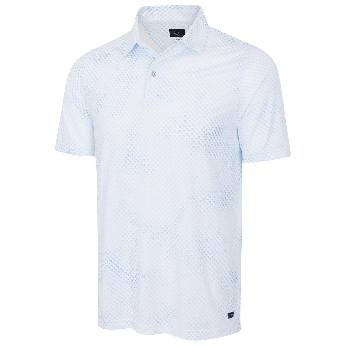 Greg Norman Men’s Digital Fin Ultra-Stretch Golf Polo Shirt