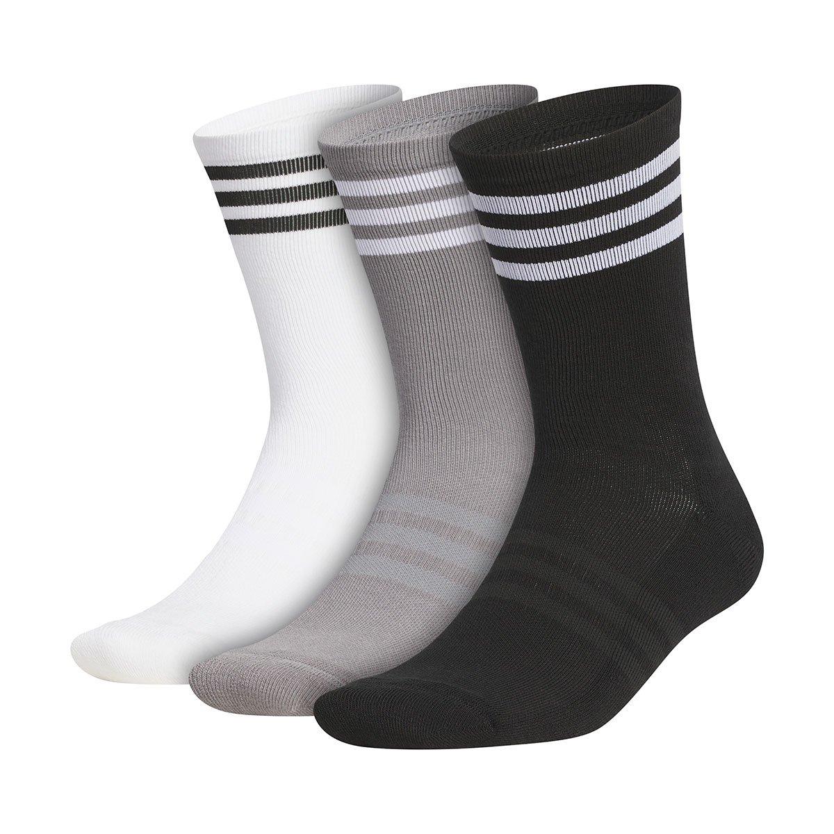 adidas Men's Crew 3 Pair Pack Golf Socks