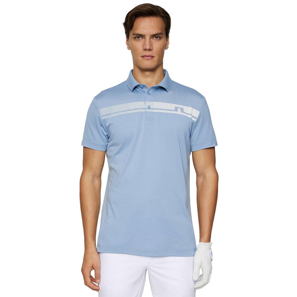 J Lindeberg J Lindeberg Klas Chest Stripe Polo Shirt