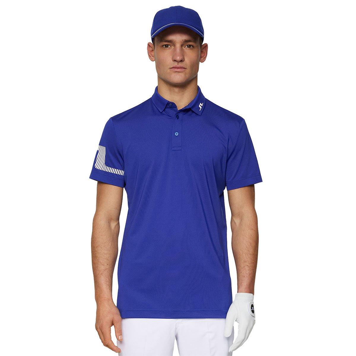 J.Lindeberg Men's Heath Strike Arm Golf Polo Shirt