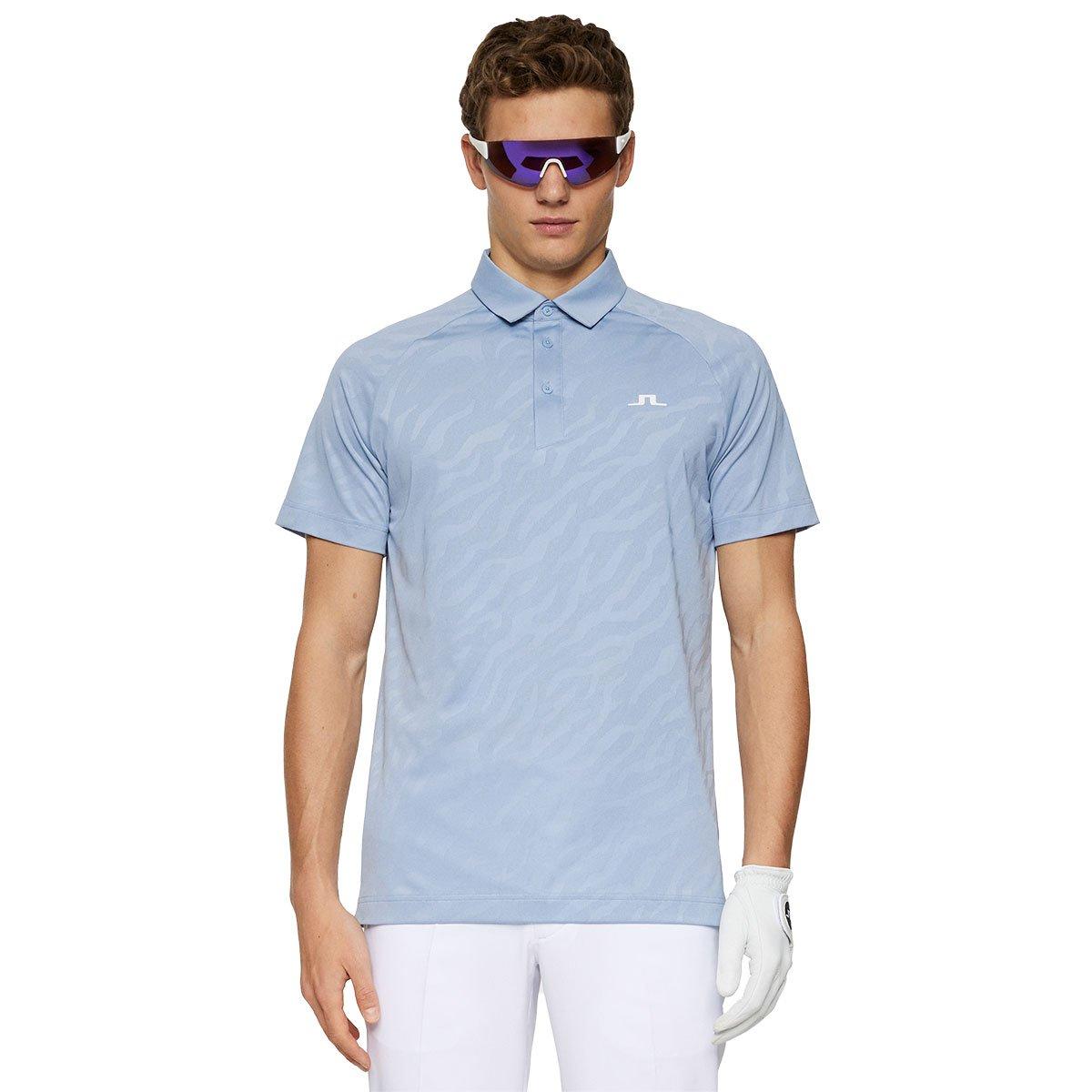 J Lindeberg J Lindeberg Wilhelm Mesh Jacquard Polo Shirt