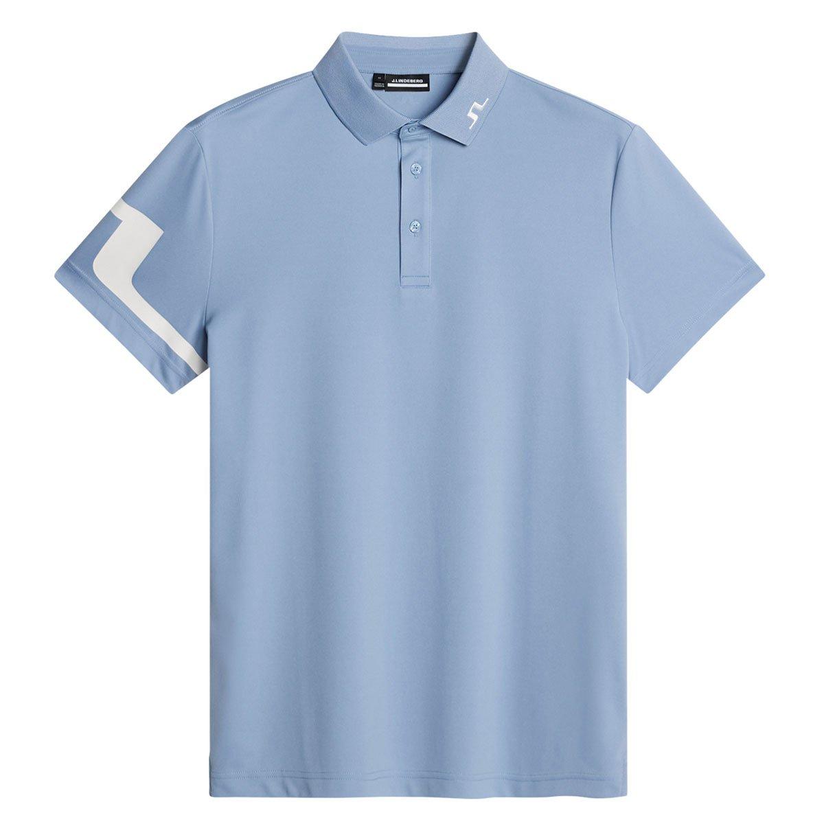 J.Lindeberg Men's Heath Arm Logo Golf Polo Shirt