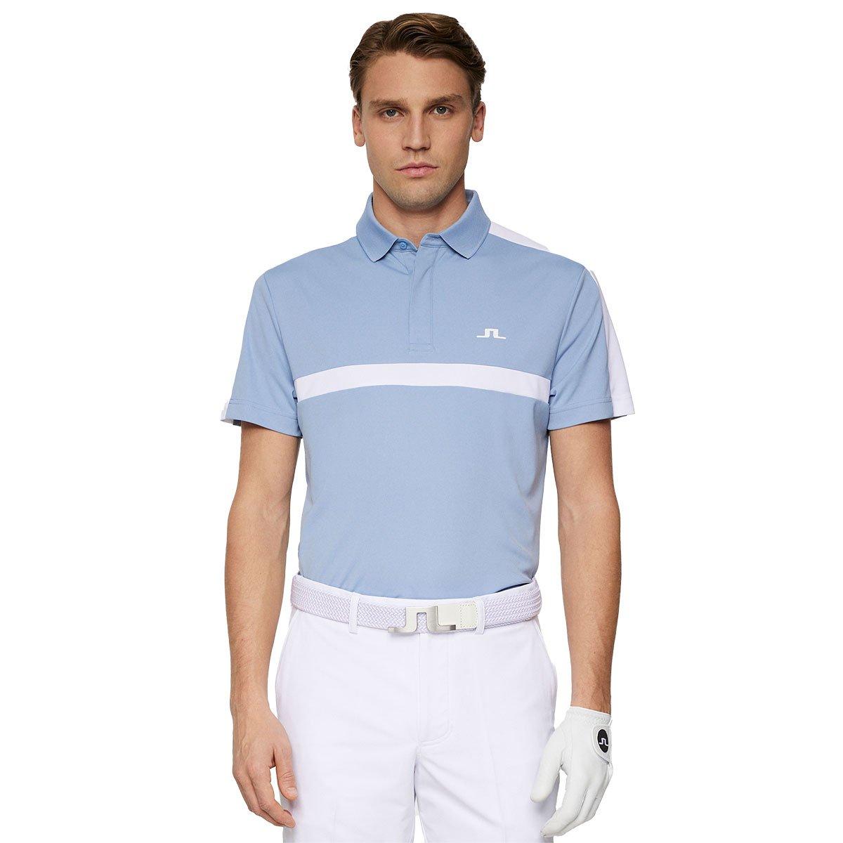 J Lindeberg J Lindeberg Sebastian Chest Stripe Polo Shirt