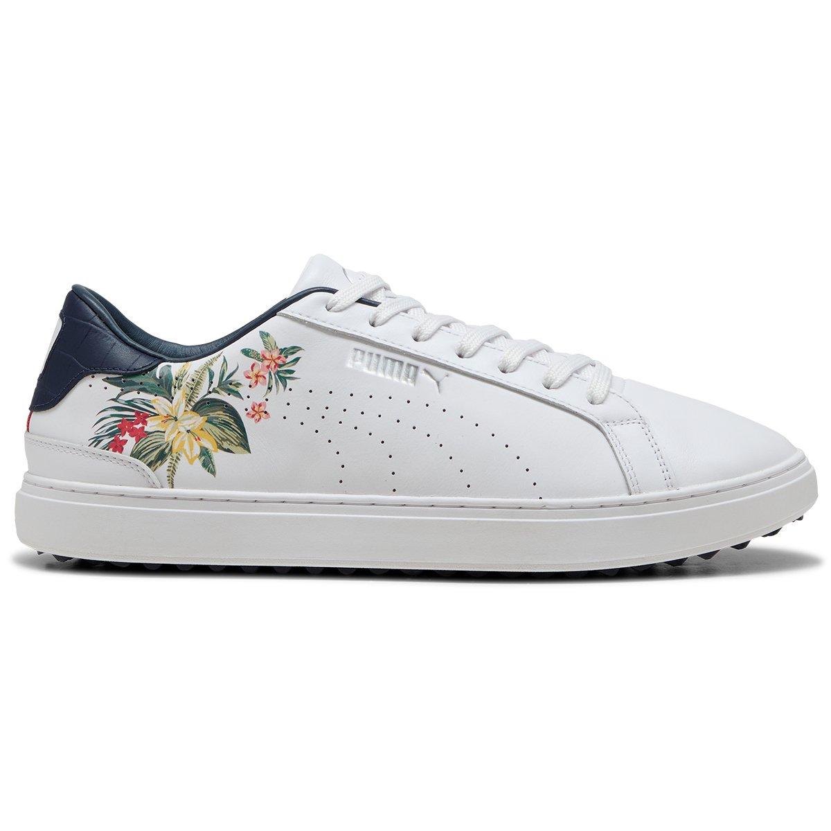 PUMA Men's Classic G X Palm Tree Crew Waterproof Spikeless Golf Shoes