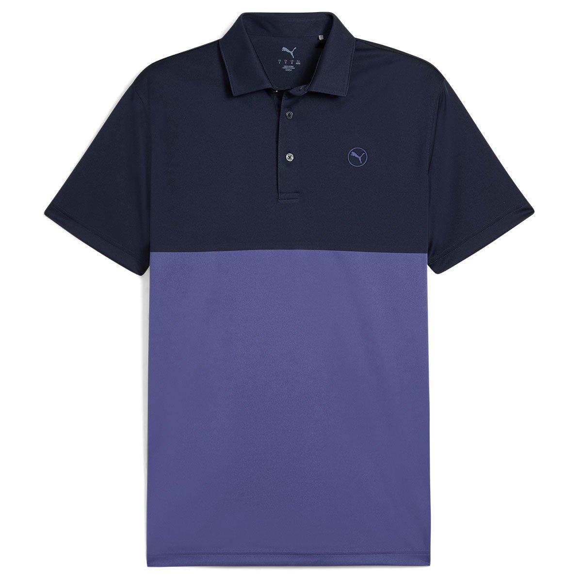 PUMA Men's Pure 2.0 Colourblock Golf Polo Shirt