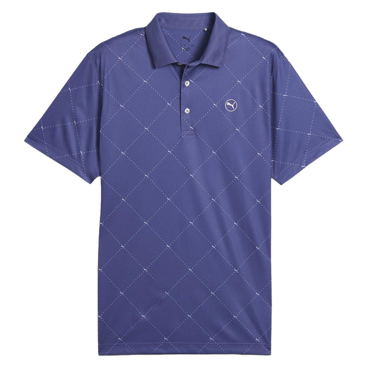 Puma Puma Pure 2.0 Argyle Print Polo Shirt