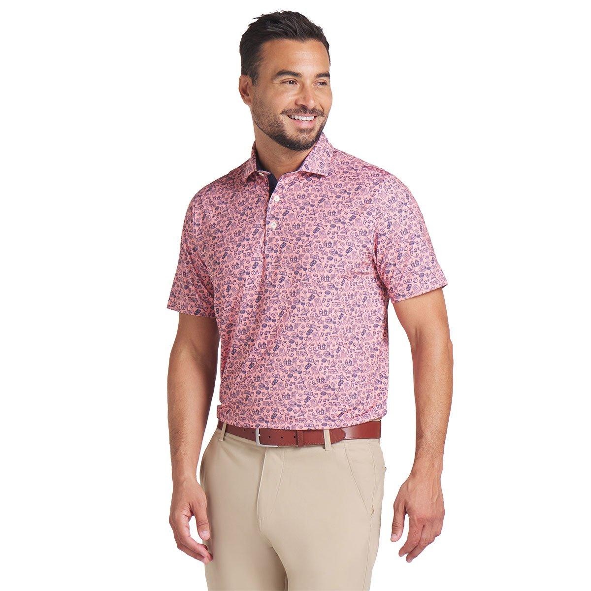 Puma Mattr Peach Stand Polo Shirt