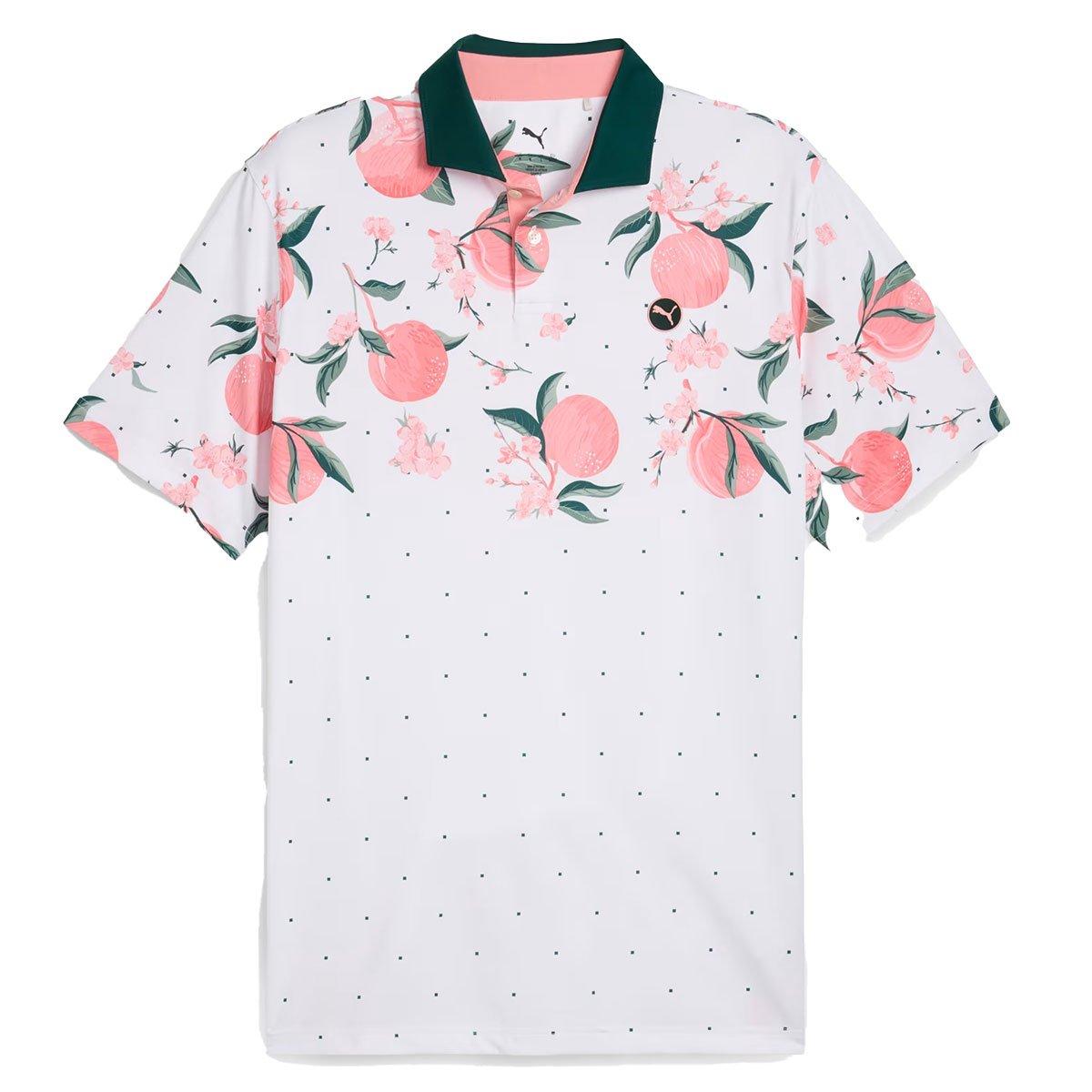PUMA Men's MATTR Freshly Picked Golf Polo Shirt