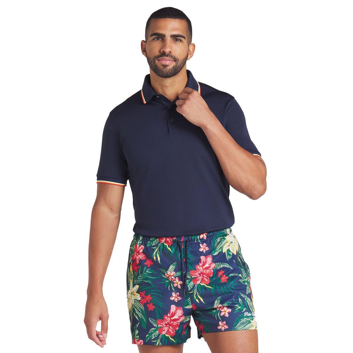 Puma Puma X Palm Tree Crew Tipped Polo Shirt