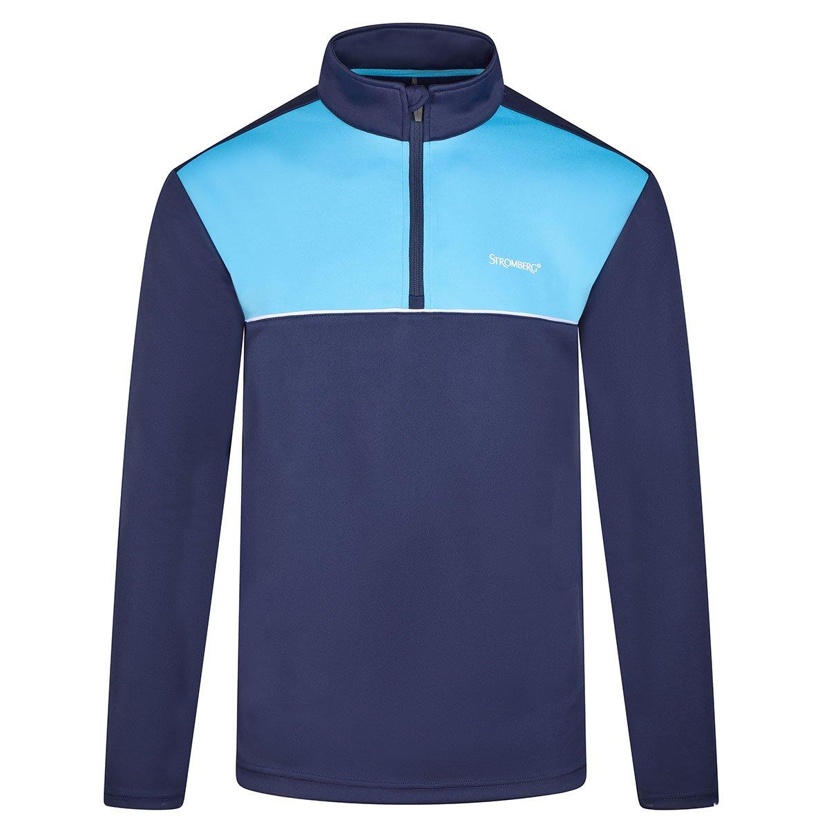Stromberg Men's Broadstone Colourblock Half Zip Golf Mid Layer
