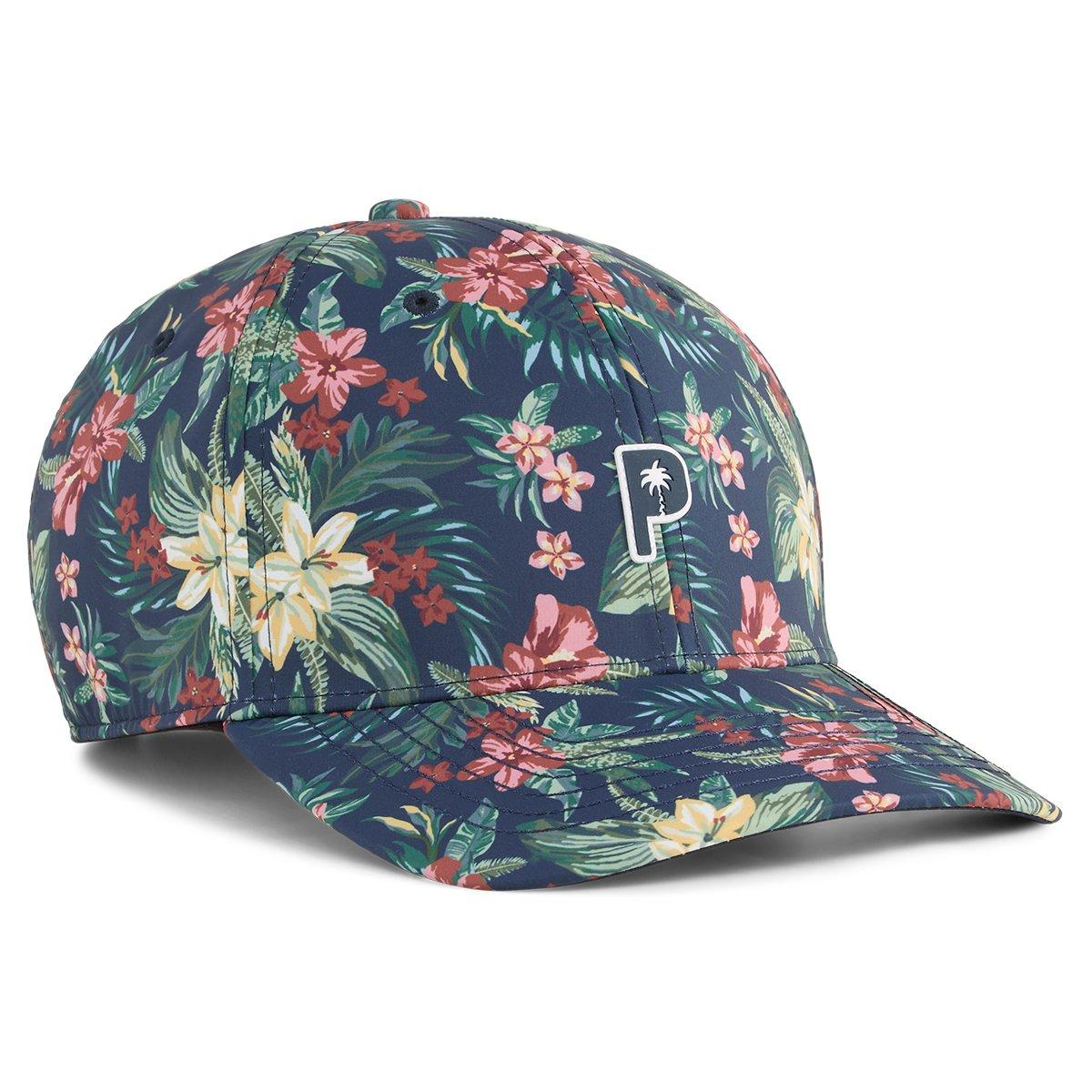 PUMA Men's X Palm Tree Crew Floral Tech Golf Cap