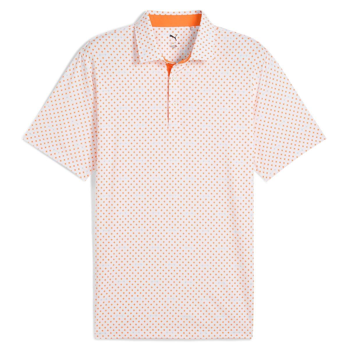 PUMA Men's MATTR Burgh Print Golf Polo Shirt