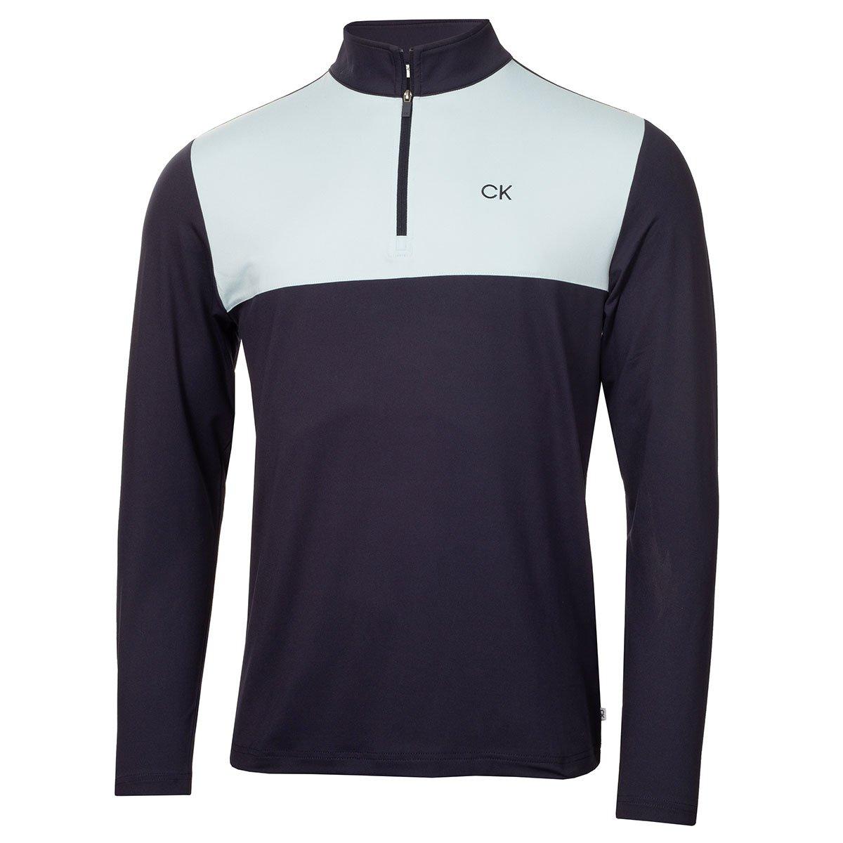 Calvin Kein Men's Gusto Quarter Zip Golf Mid Layer