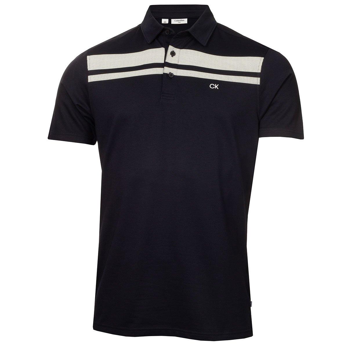 Calvin Klein Men's Brook Chest Print Golf Polo Shirt