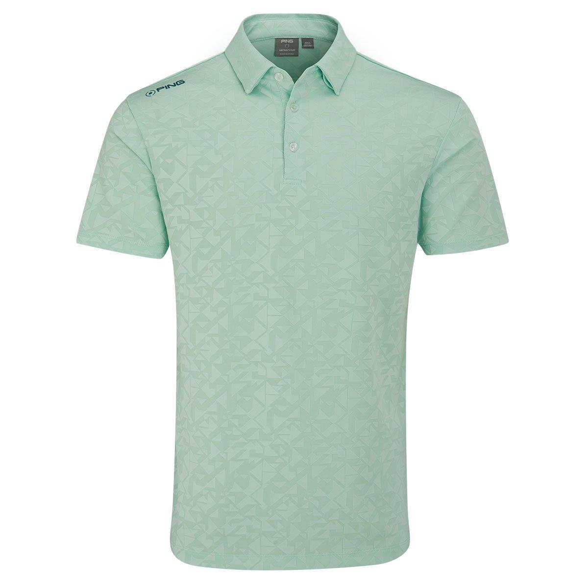 PING Men's Geo Camo Jacquard Golf Polo Shirt