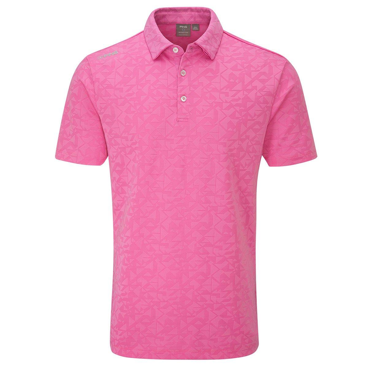 Ping Ping GEO Camo Jacquard Polo Shirt