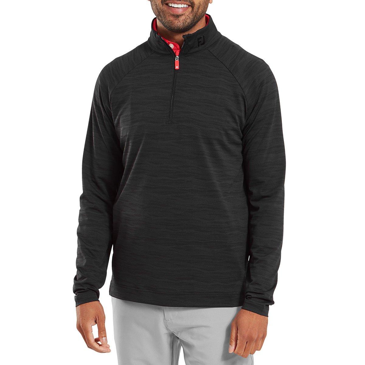 FootJoy Men's Wave Jacquard Chill-Out Golf Mid Layer