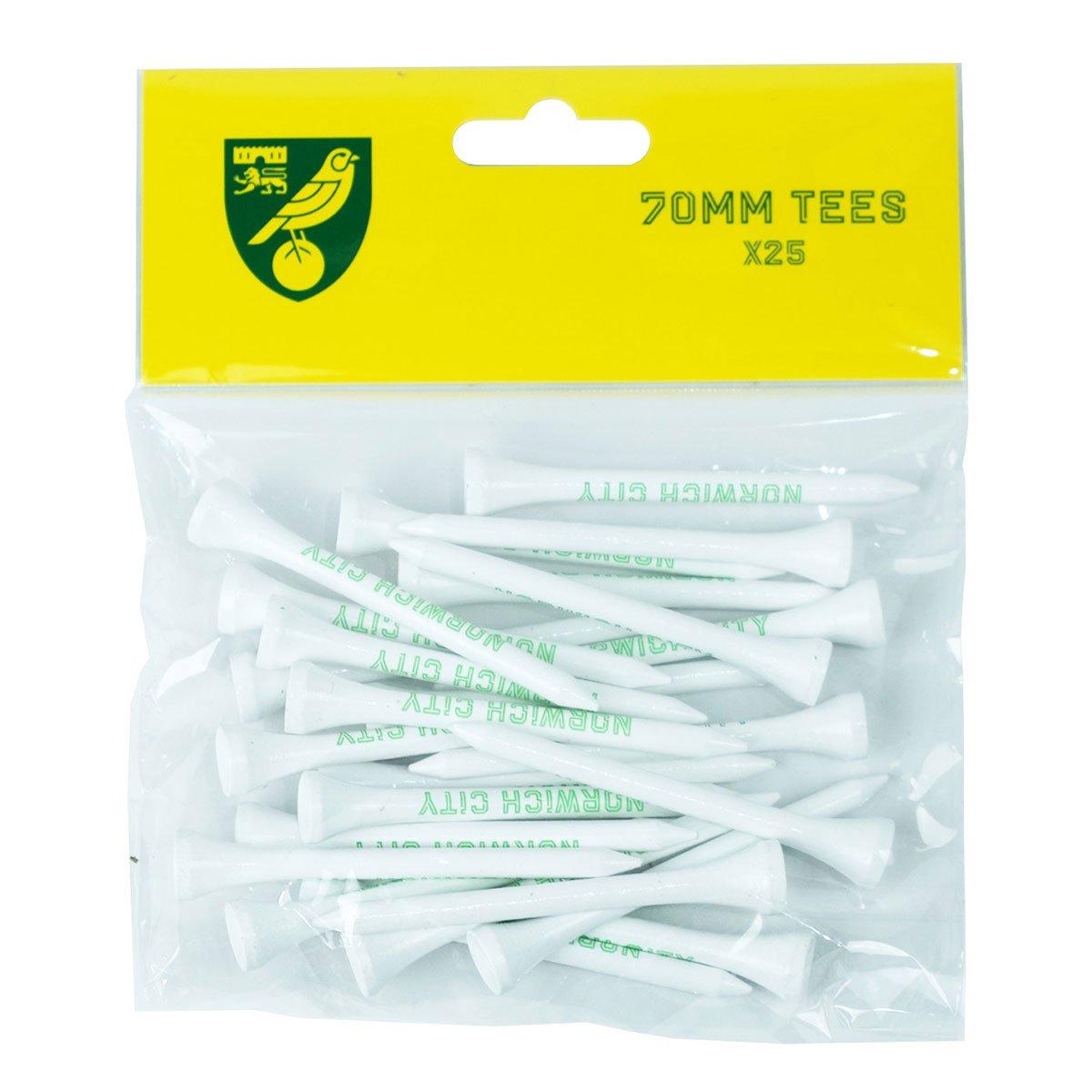 Football Bagged Golf Tees 25 Pack