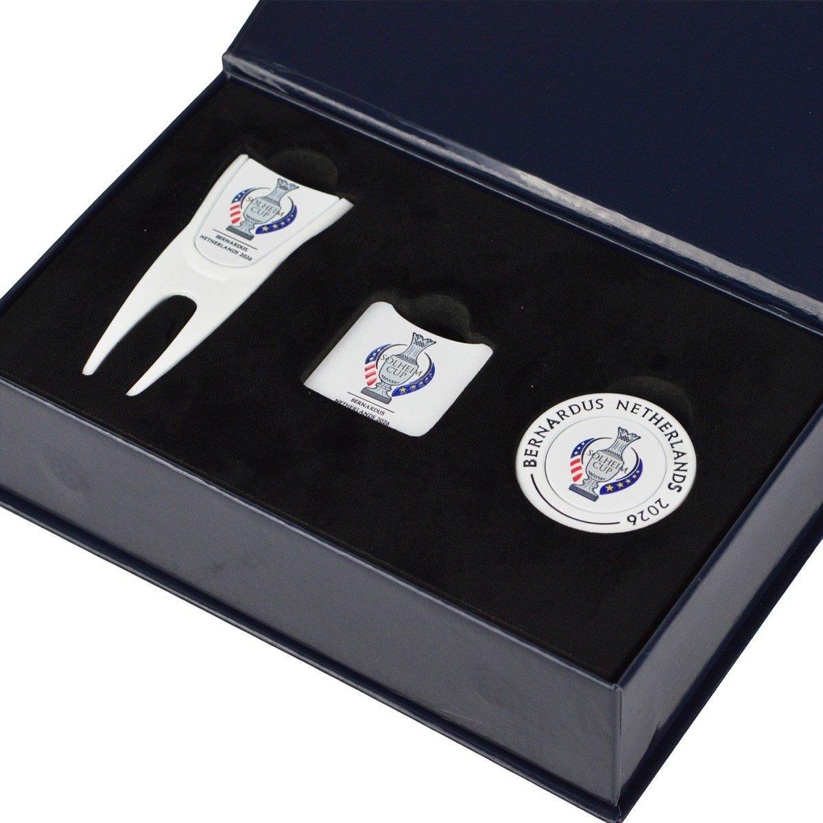 Football IBOX 2.0 Ball Marker & Divot Tool Golf Gift Box