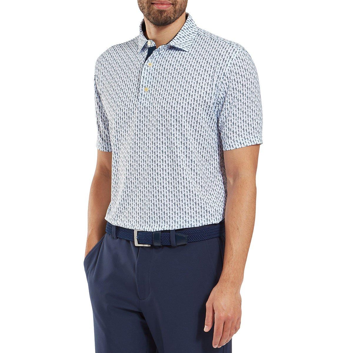 FootJoy FootJoy Figure Print Lisle Polo Shirt