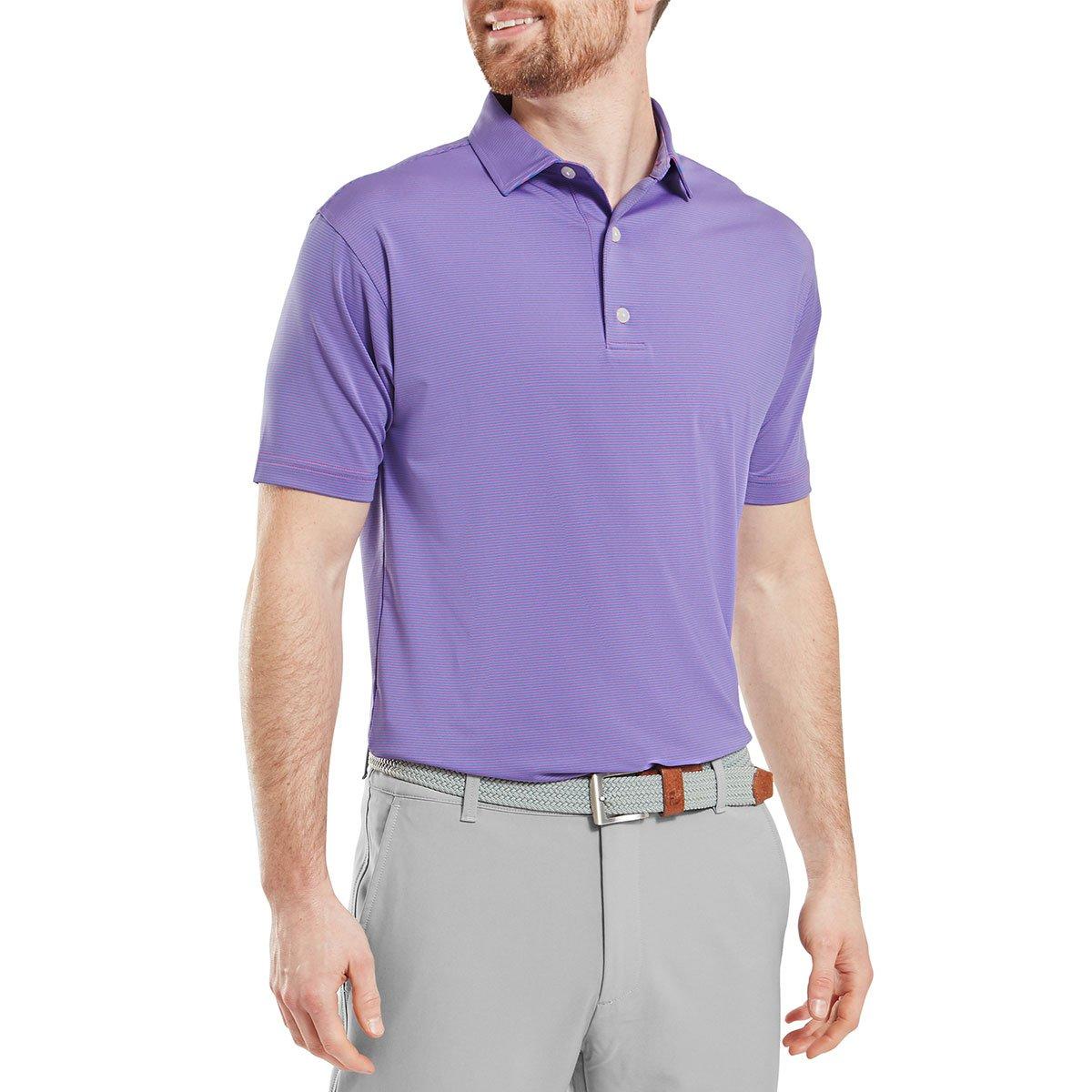 FootJoy FootJoy Micro Feeder Stripe Lisle Polo Shirt