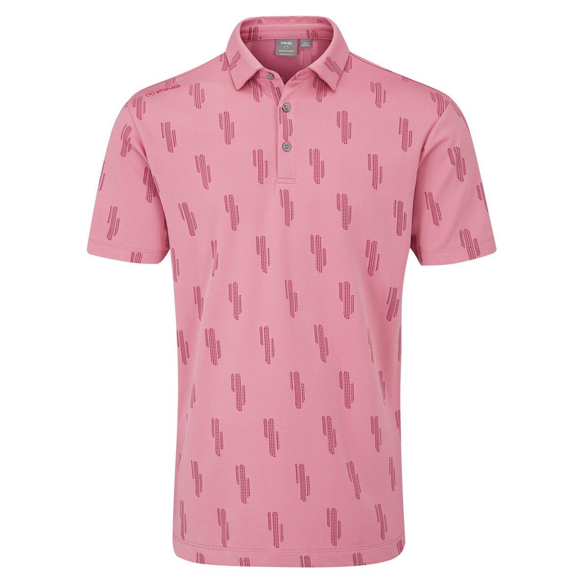 PING Men's Arizona Cactus Golf Polo Shirt