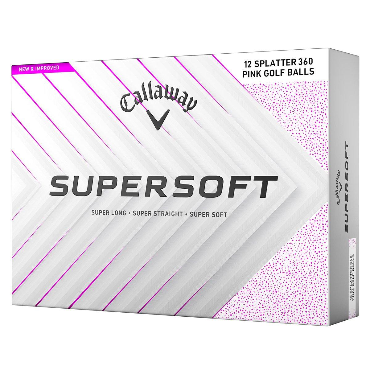 Callaway Supersoft Splatter 12 Golf Ball Pack