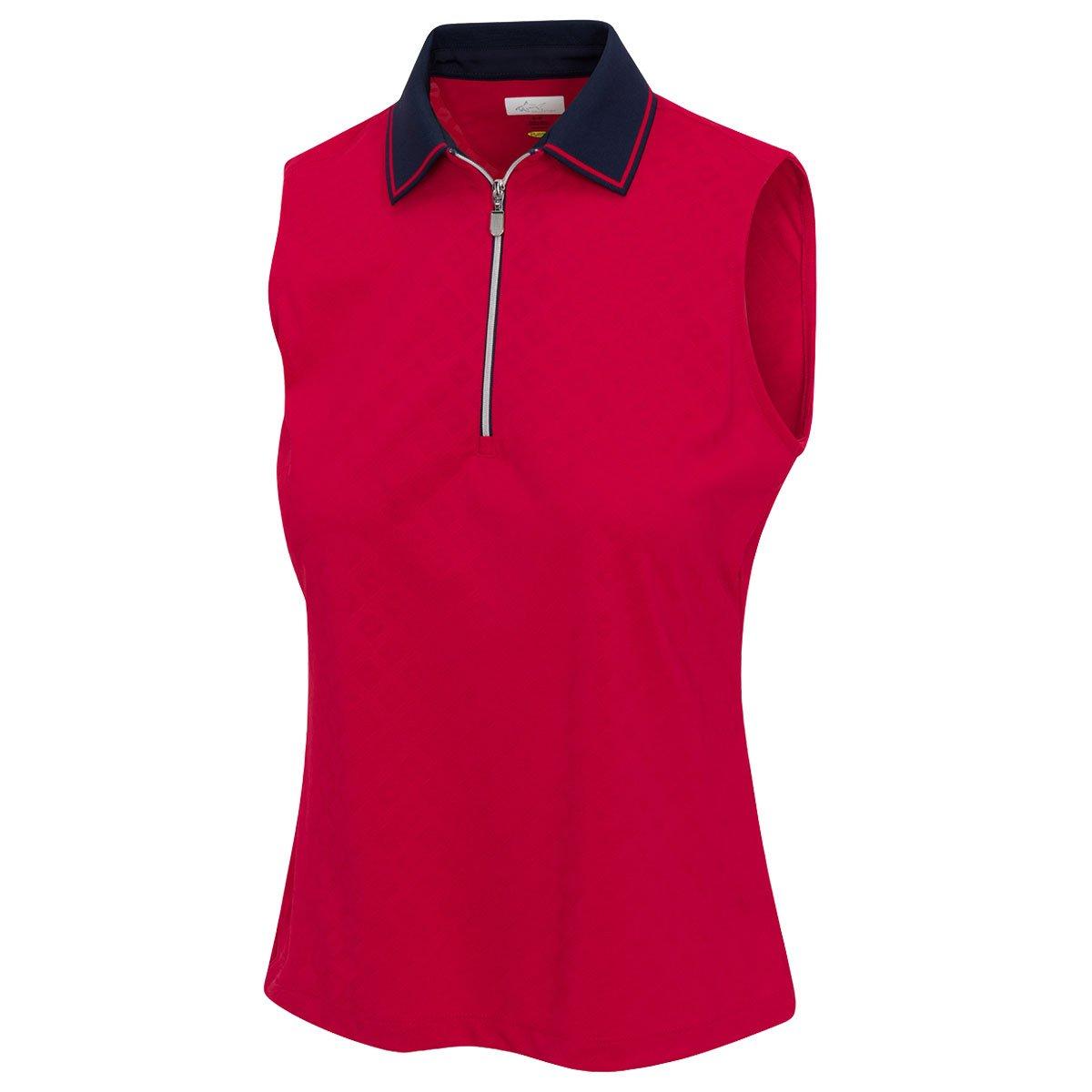 Ml75 Fabric Greg Norman Ladies Sleeveless Golf Shirts Greg