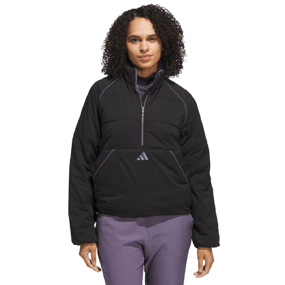adidas Ladies Beyond TWISTWEAVE Quarter Zip Golf Jacket