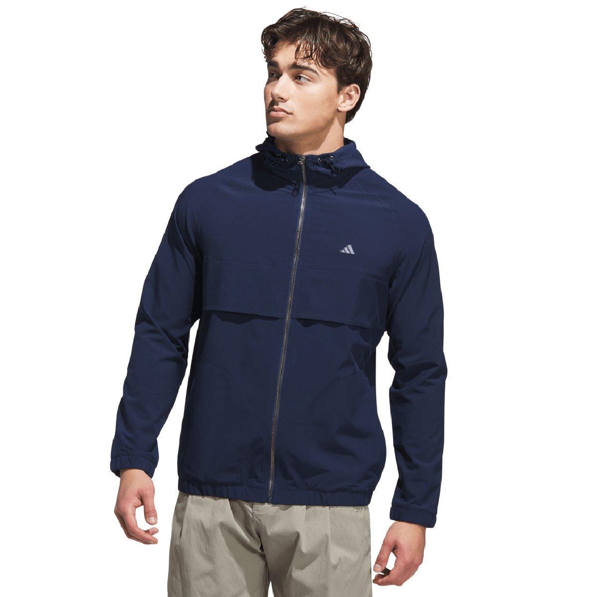 adidas Men's Go-To Windbreaker Golf Jacket