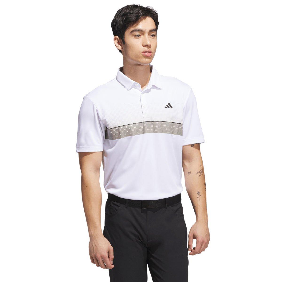 adidas Men's Performance All-Over Print Golf Polo Shirt