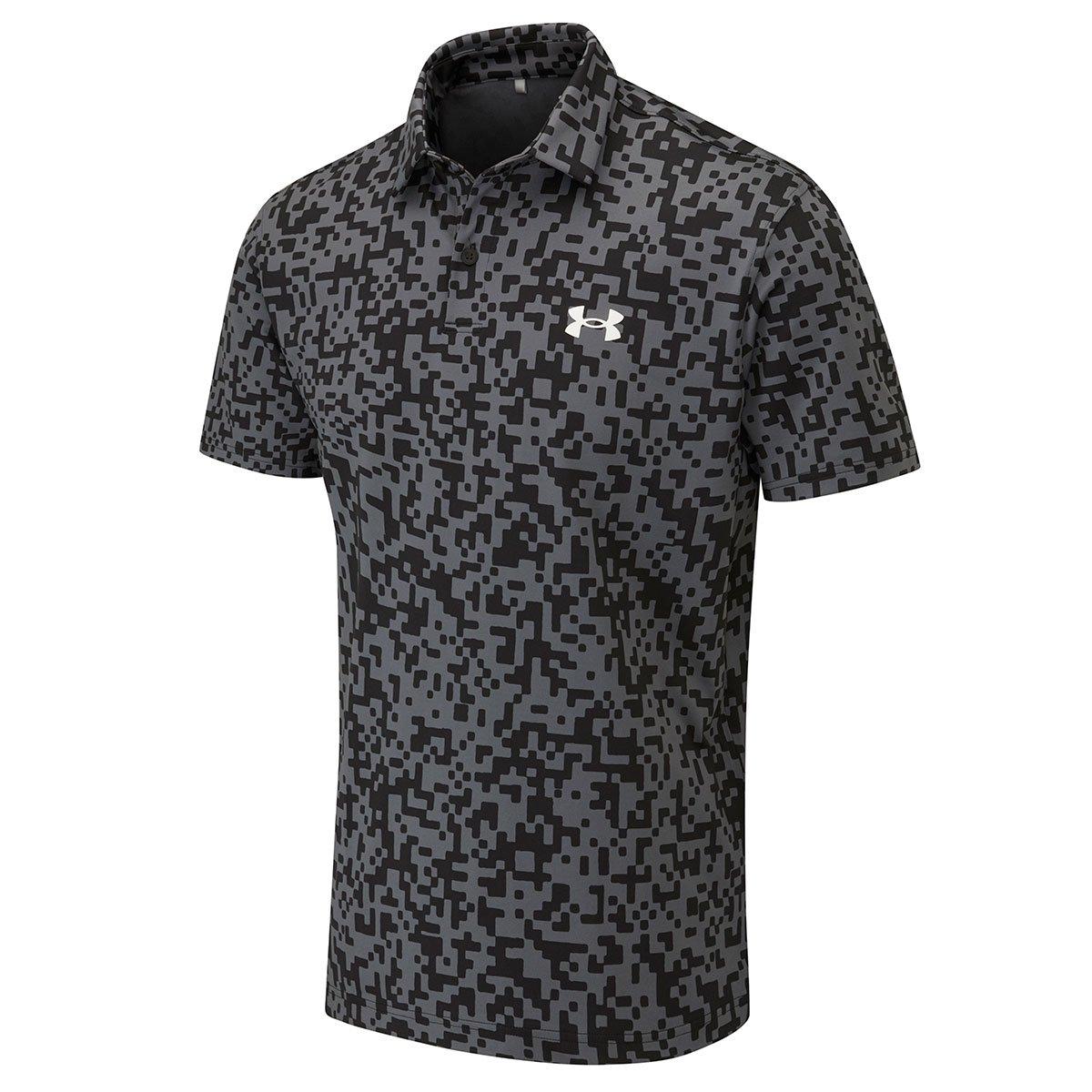 Under Armour Men's Tee To Green Camo Golf Polo Shirt