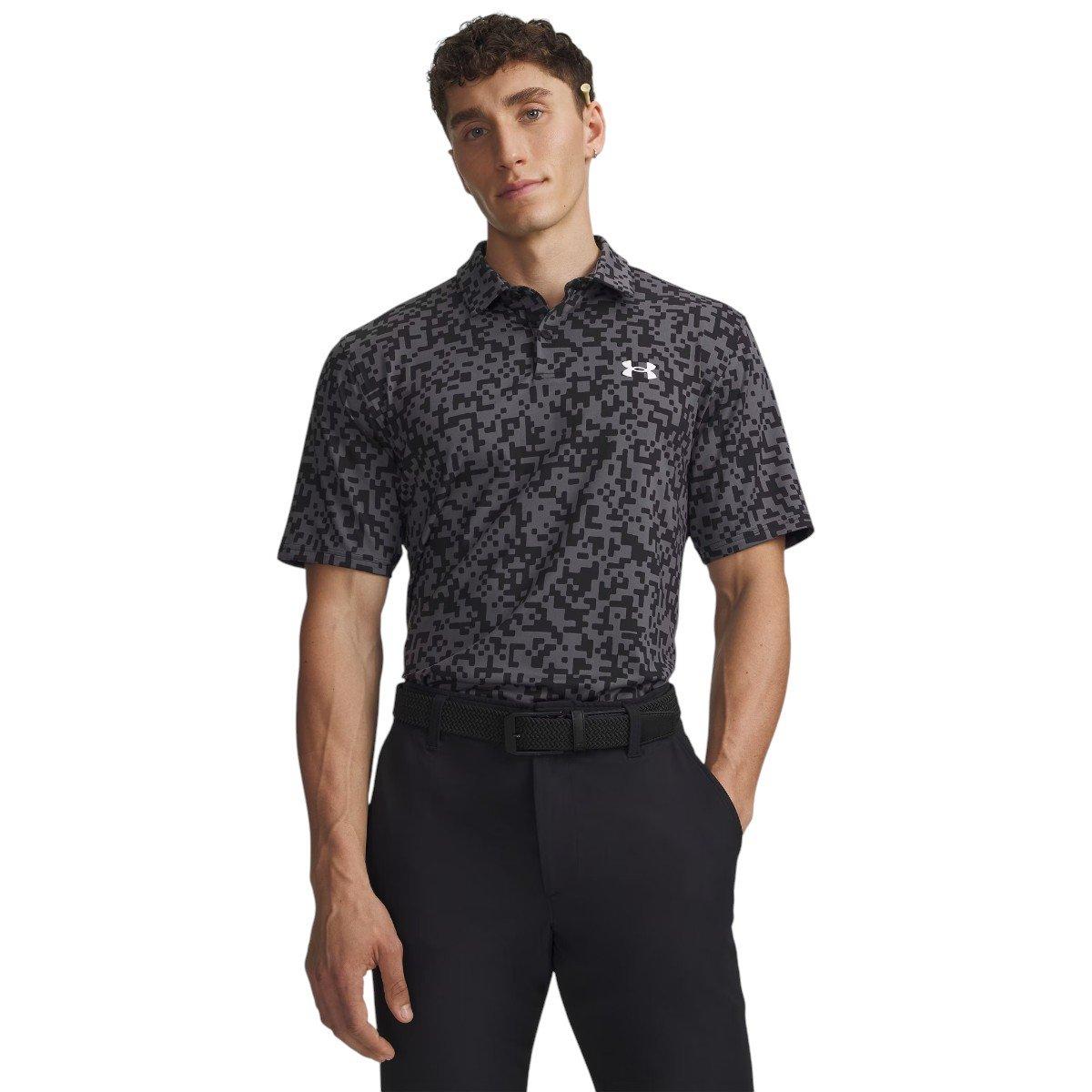 Under Armour Men's Tee To Green Camo Golf Polo Shirt