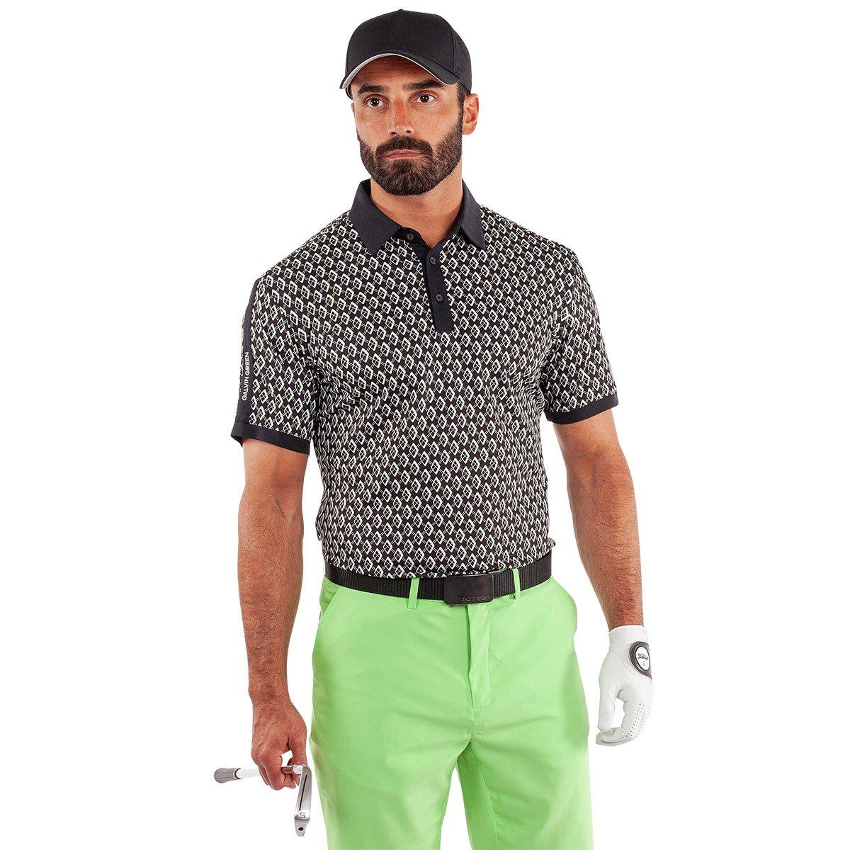 Galvin Green Men's Maxwell Print Golf Polo Shirt