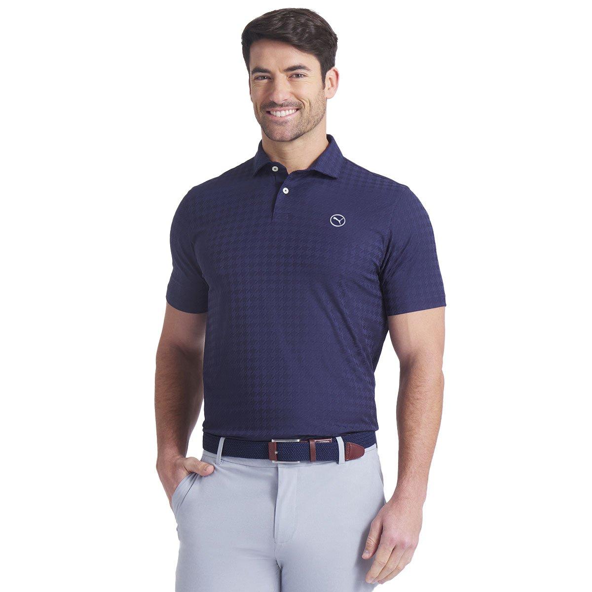 Puma Mattr Houndstooth Polo Shirt