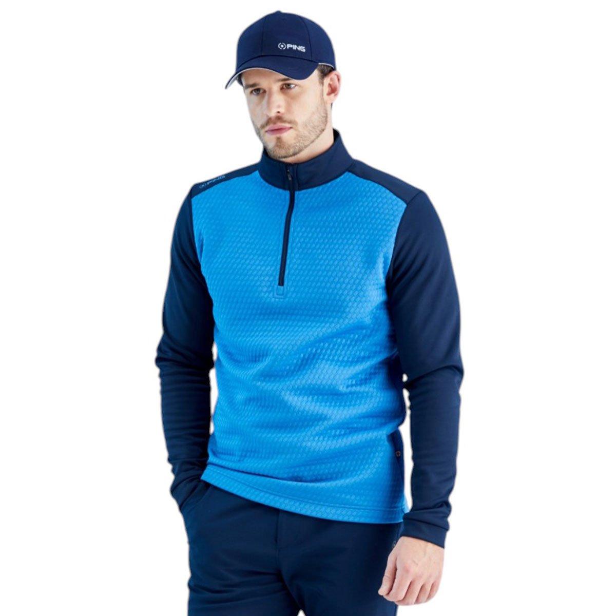 PING Men's Nolan Fleece Quarter Zip Golf Mid Layer