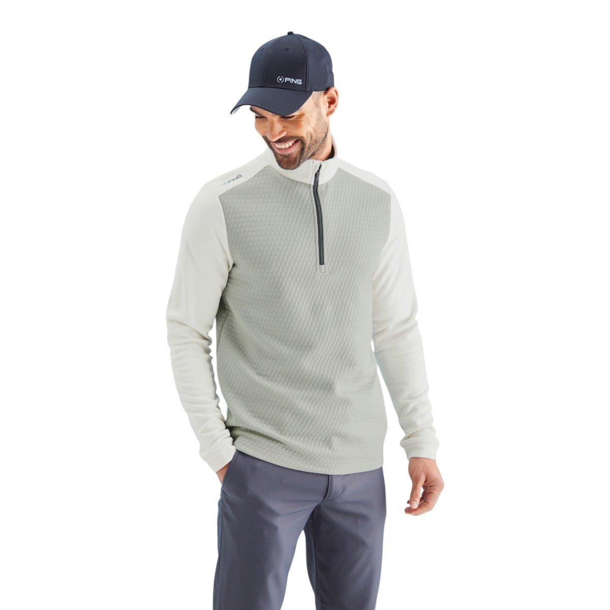 PING Men's Nolan Fleece Quarter Zip Golf Mid Layer
