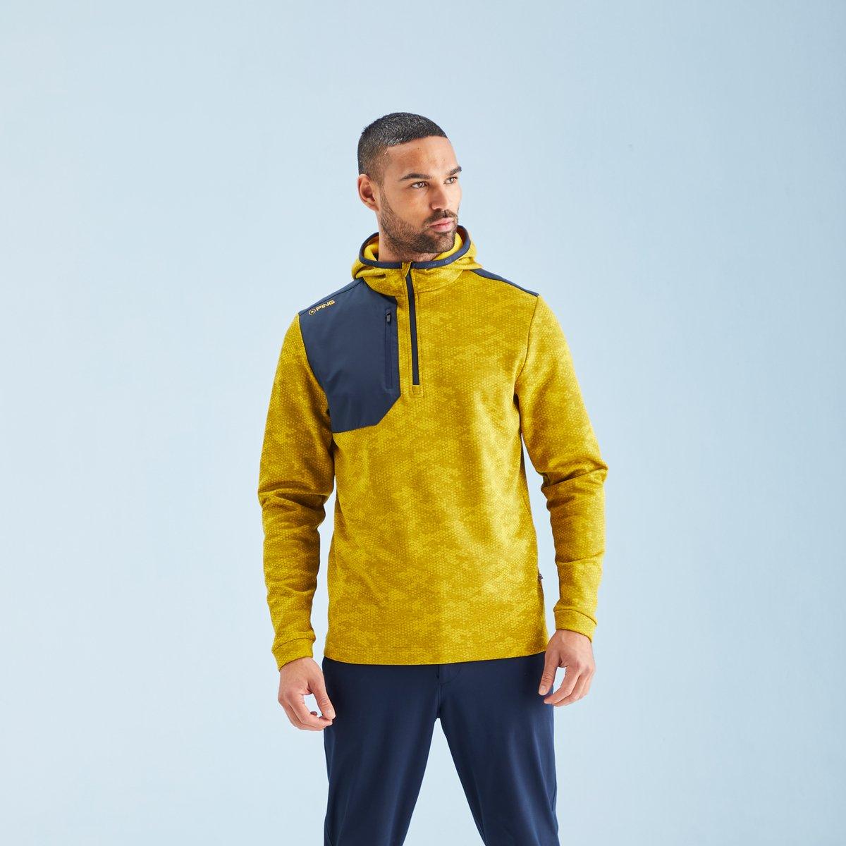 Ping Mens Midlayer Nexa Half Zip Golf Hoodie | American Golf
