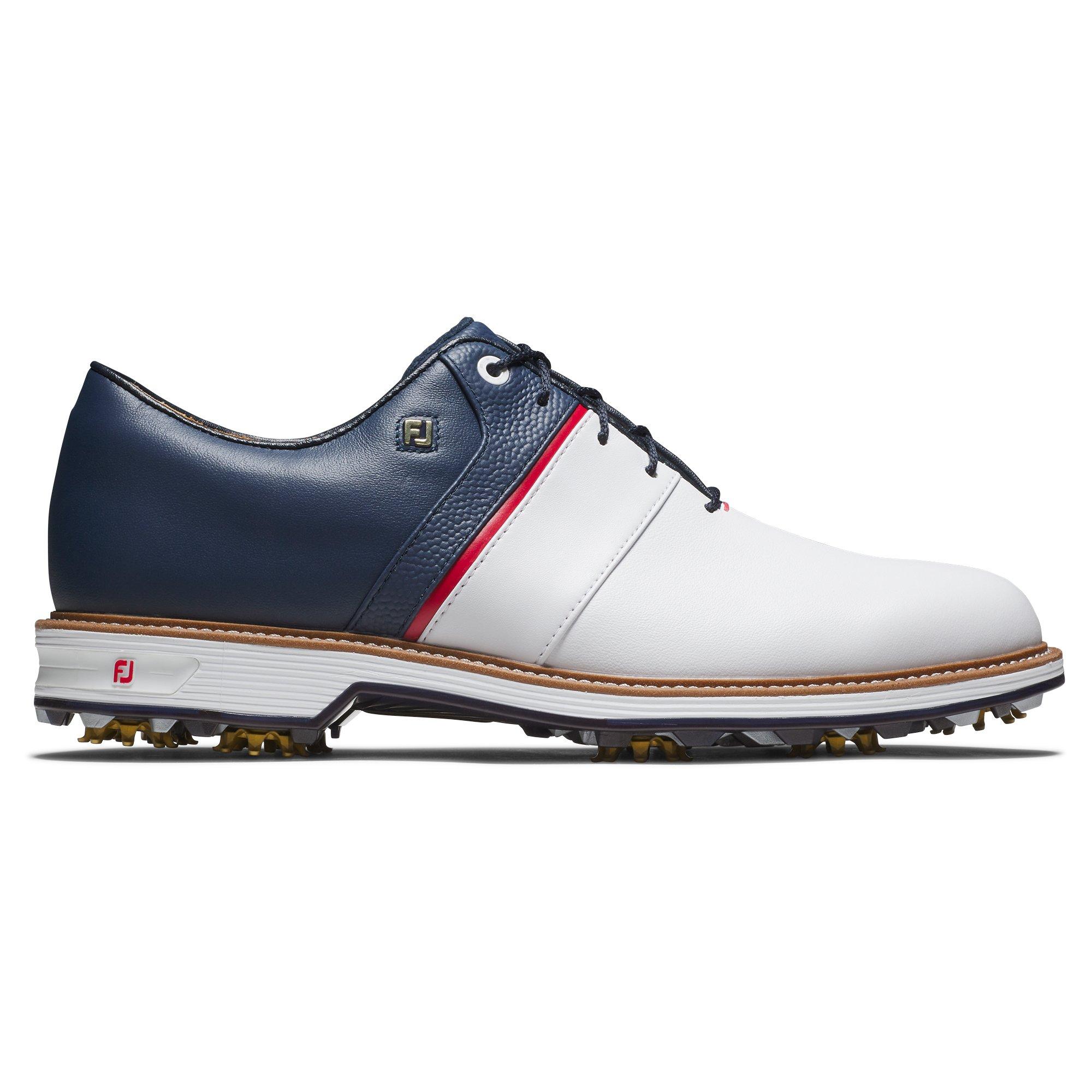 FootJoy Men's Premiere Liberty Navy Waterproof Spiked Golf Shoes