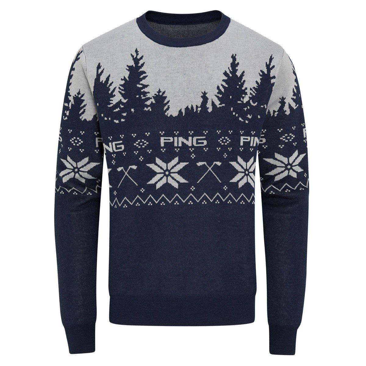 PING Men's Christmas Jumper Golf Sweatshirt