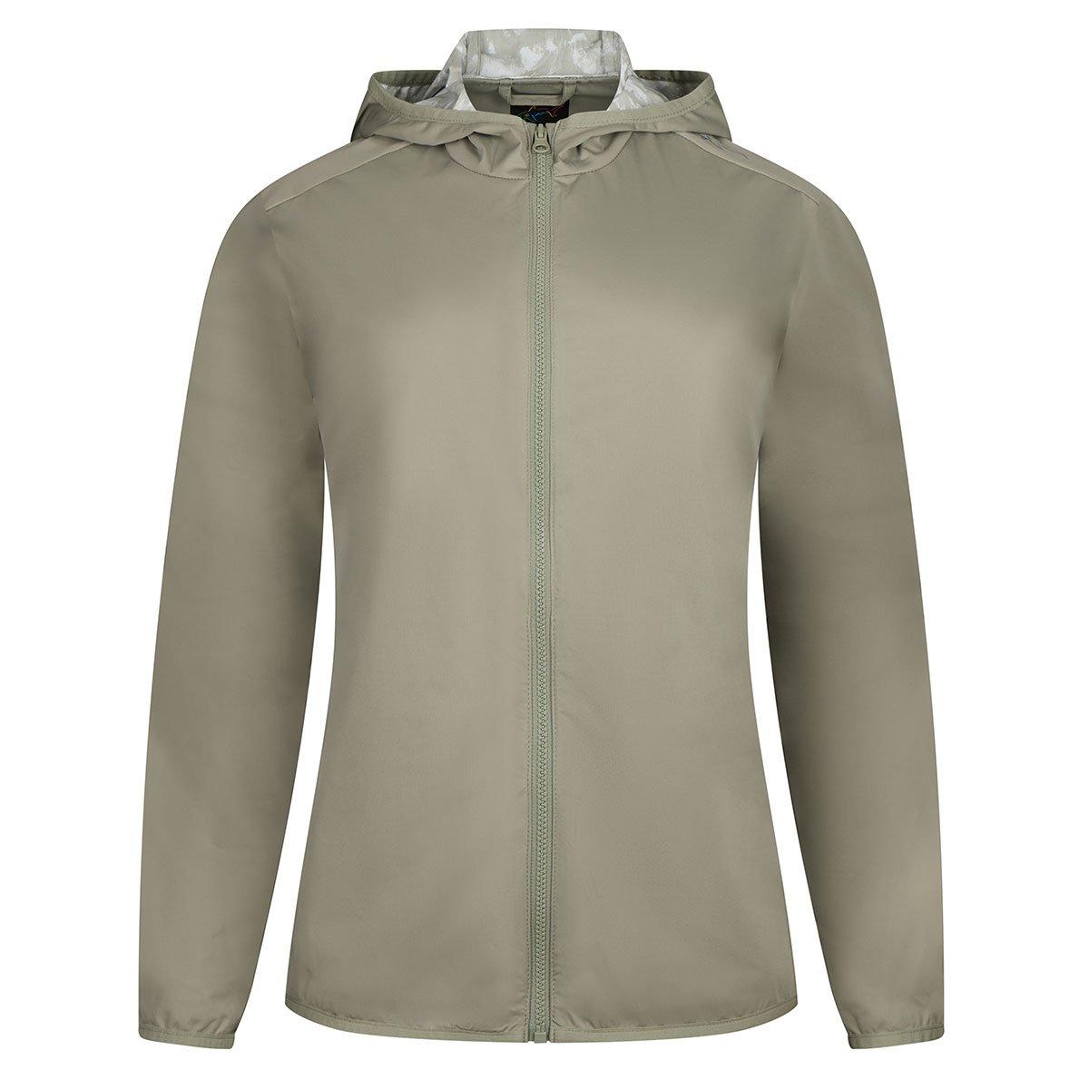 Greg Norman Men's Full Zip Hooded Rain Jacket