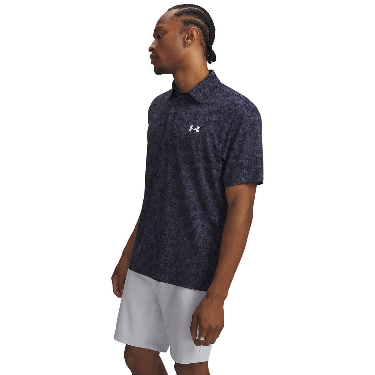 Under Armour Men's Playoff 3.0 Tropical Fescue Golf Polo Shirt