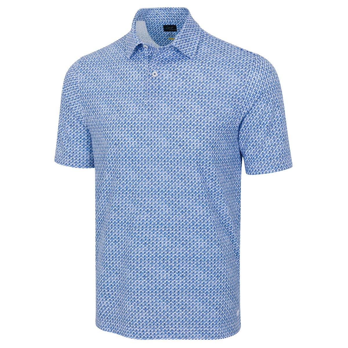 Greg Norman Greg Norman Shark Tail Matrix Polo Shirt