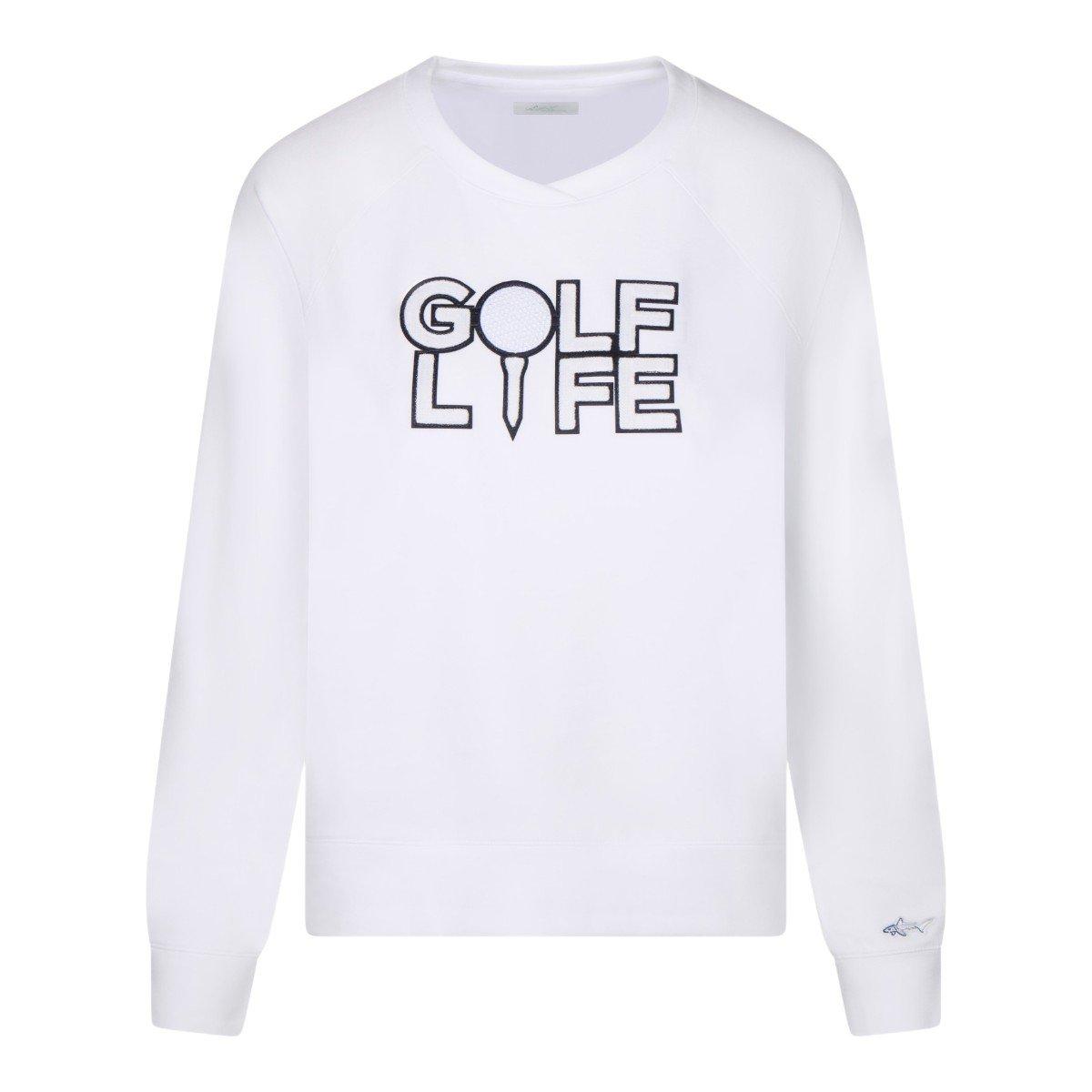 Greg Norman Ladies Dream Knit Golf Sweatshirt 